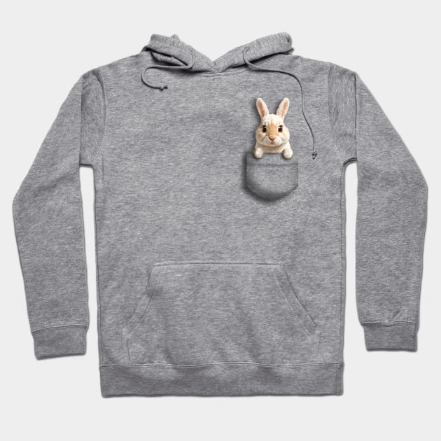 Pocket Bunny Hoodie by Purrdemonium